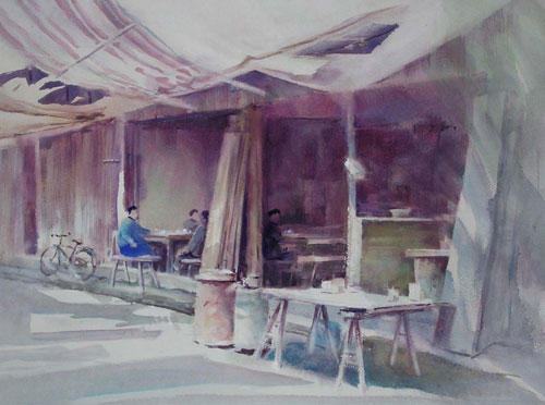 宁波著名水彩画家孙宁,孙宁水彩100幅欣赏