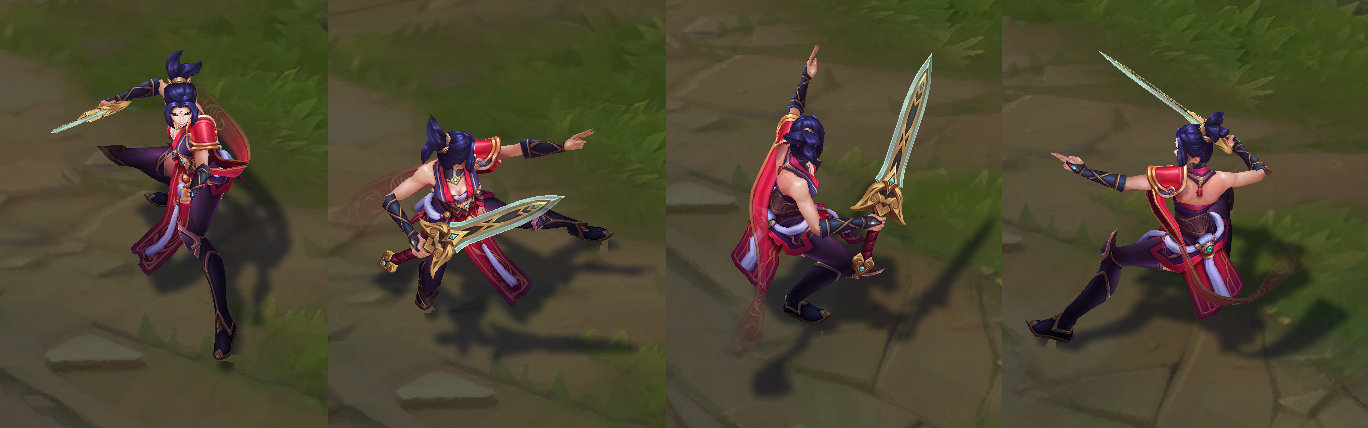 英雄联盟新皮肤静雪之月,新御剑皮肤英雄联盟