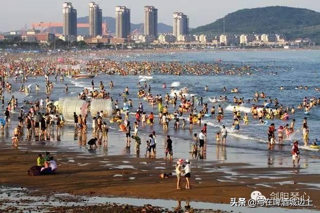 烟台海阳金沙滩,青岛西海岸烟台前村