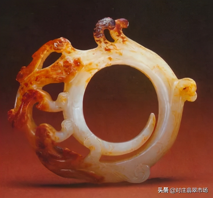 汉代黄玉拍卖价格,西汉红皮黄玉玉带钩