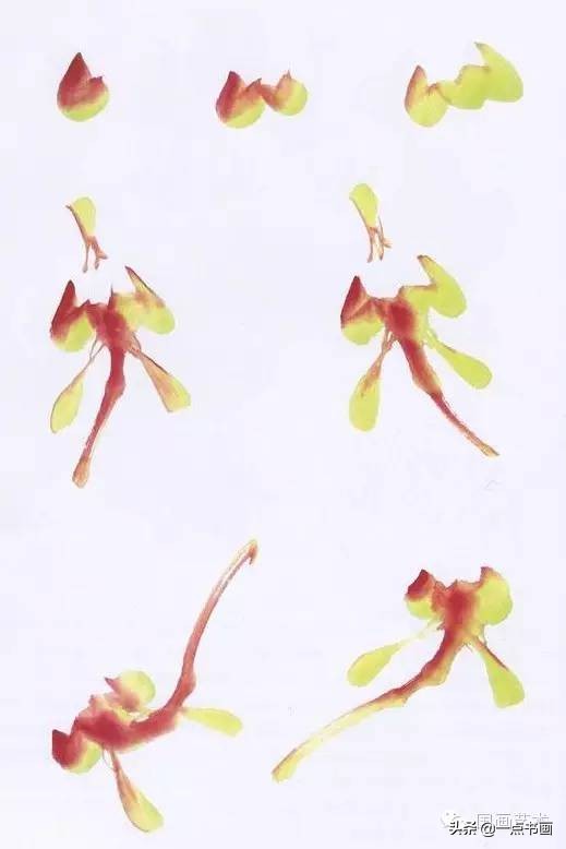 齐白石牡丹国画写意作品,写意国画牡丹的用笔技巧