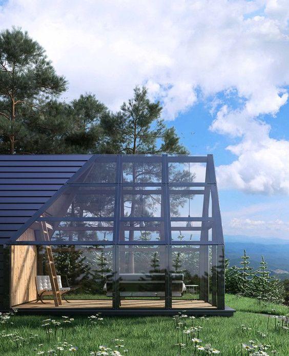 庭院遮风挡雨阳光房,100款阳光房庭院设计