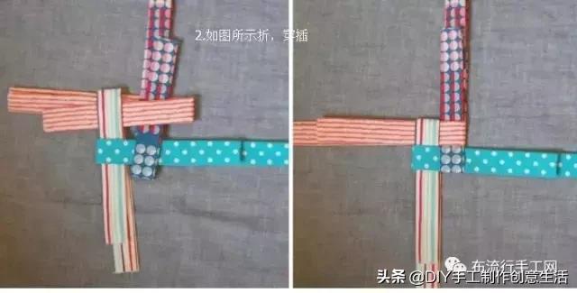 布艺拼布一定用得上的包边条教程，用一块布做一整条包边条，好省
