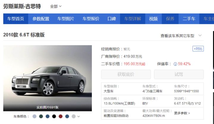 劳斯莱斯古思特进化史,车况最差的劳斯莱斯古思特