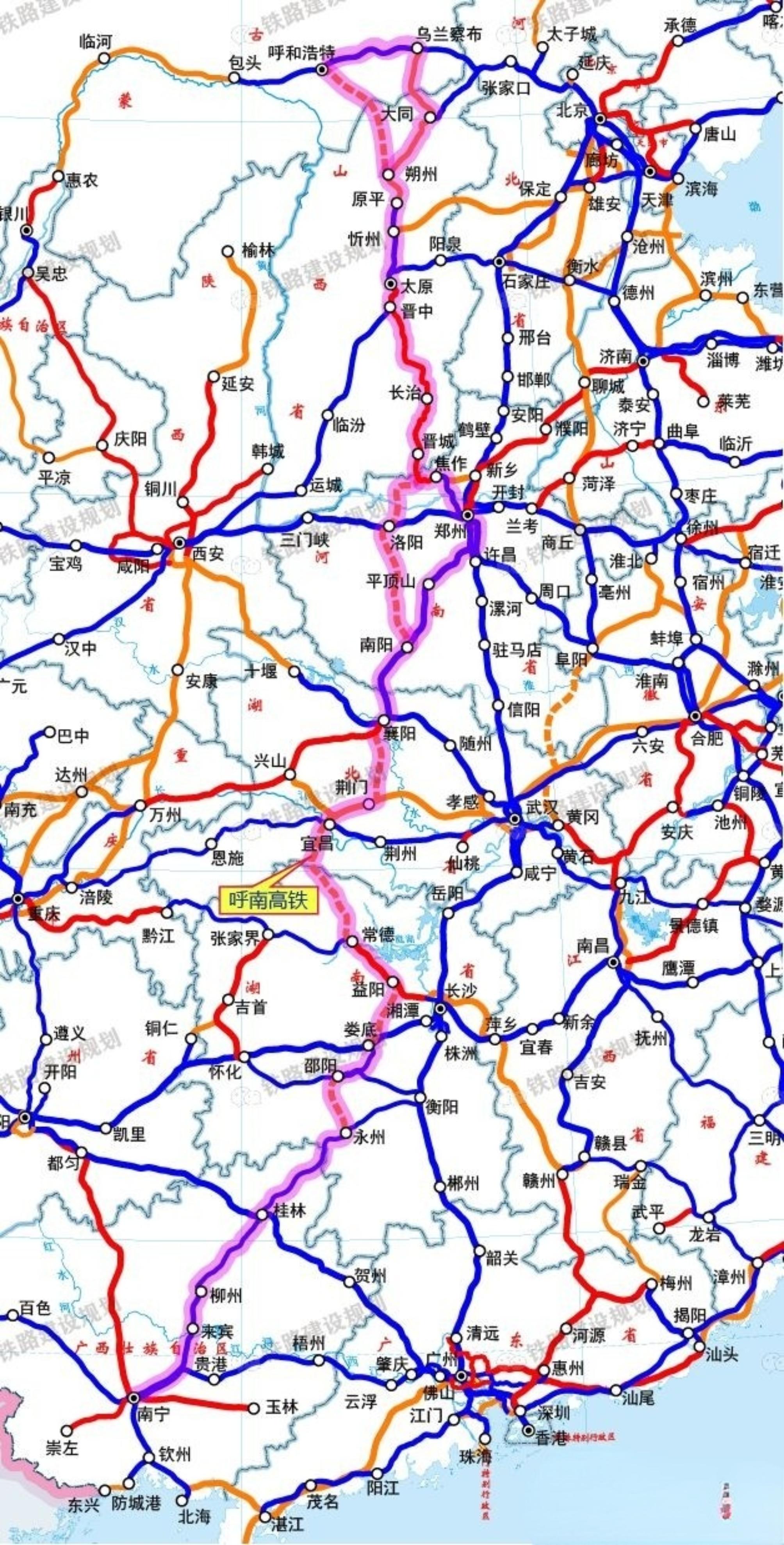 呼南高铁河南段豫西通道开工,期待豫北将再添新通道