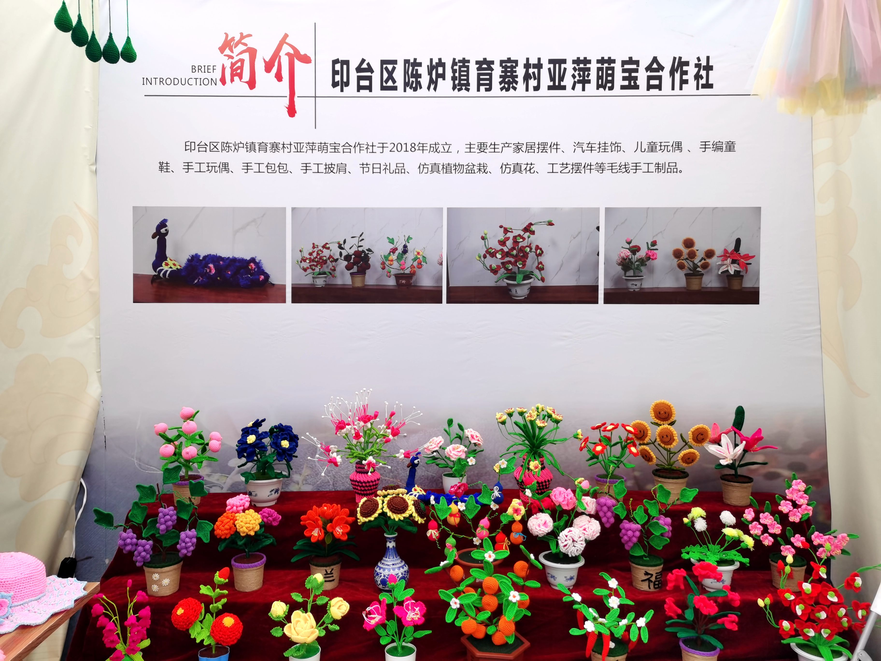 出村进城特产,铜川印台区毛线手工艺品交易会