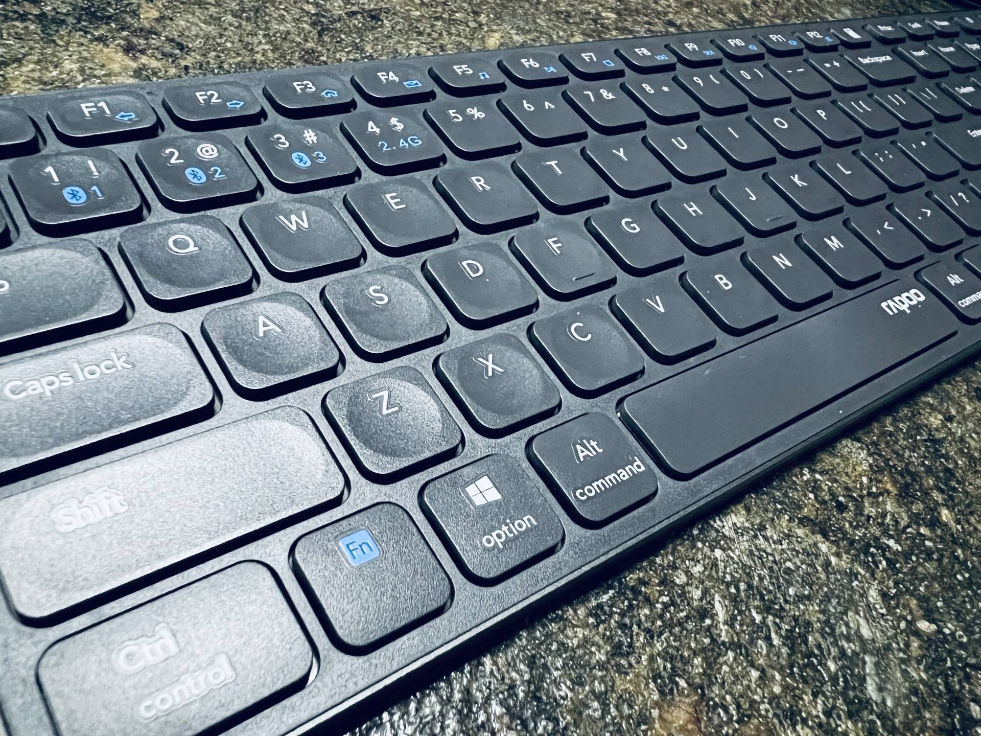 雷柏9050G多模式无线刀锋键鼠套装,雷柏8000无线键鼠单模还是双模