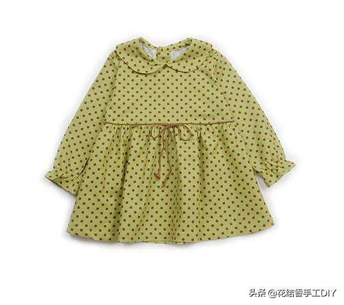 萌娃小裙子,女小童棉绸连衣裙裁剪教程