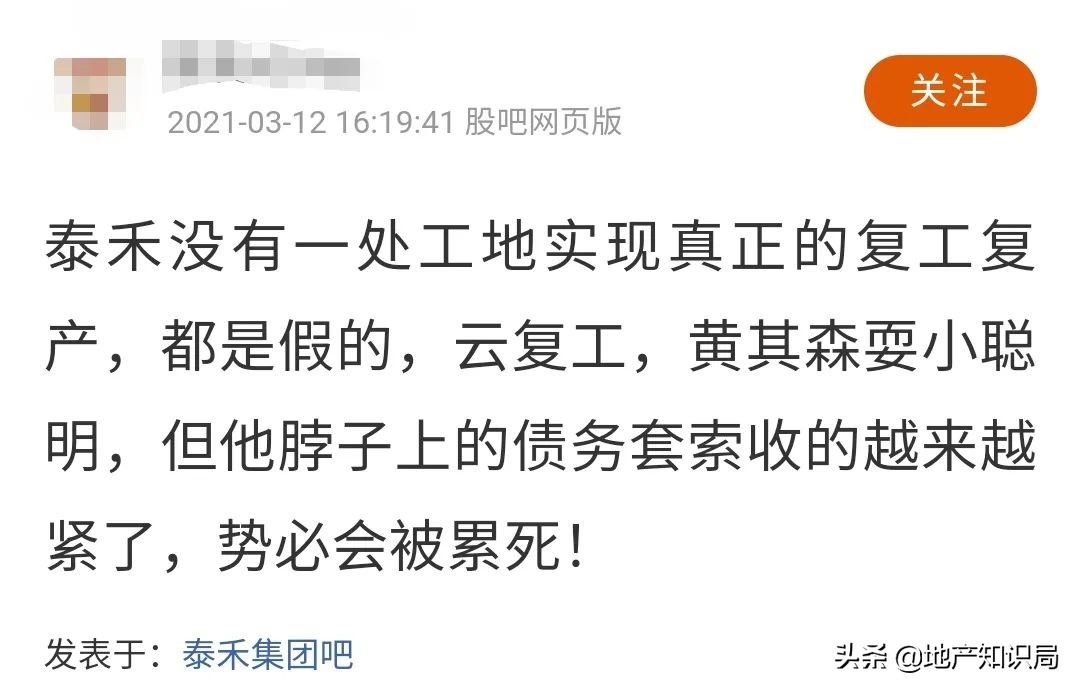 最新泰禾复工消息,泰禾债务分析
