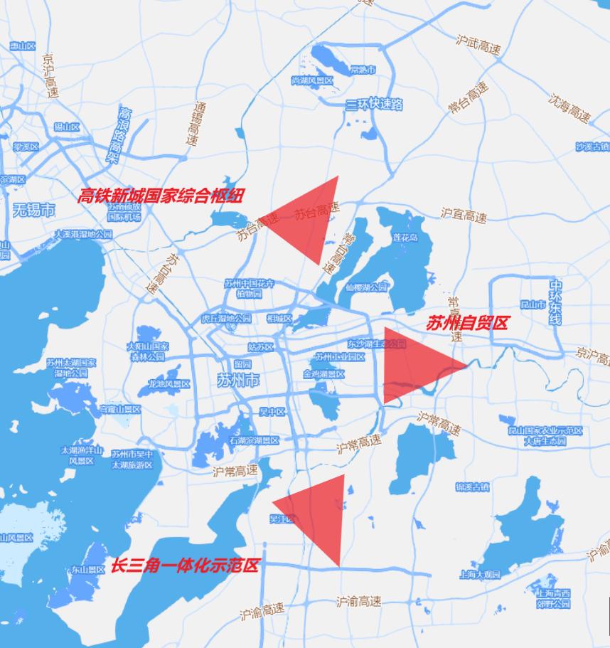 苏州各大新城未来潜力,大苏州未来规划