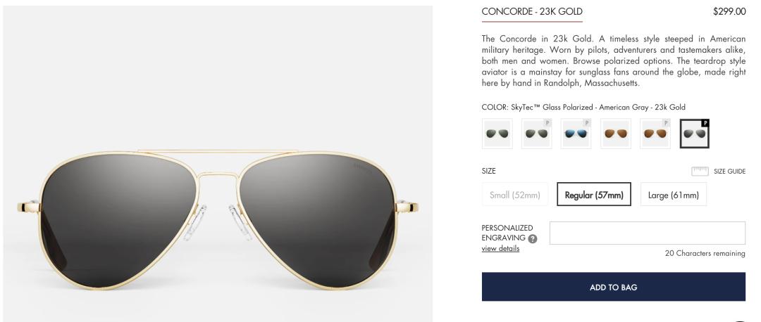 总统牌墨镜 (美国同款墨镜)