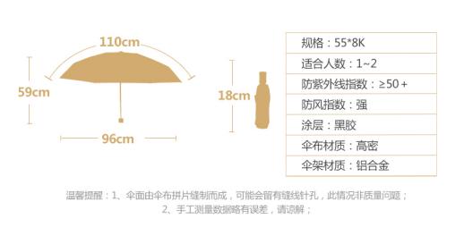 这把小黑伞3折卖89元一把，却有施华洛世奇水晶伞扣，太嚣张了吧