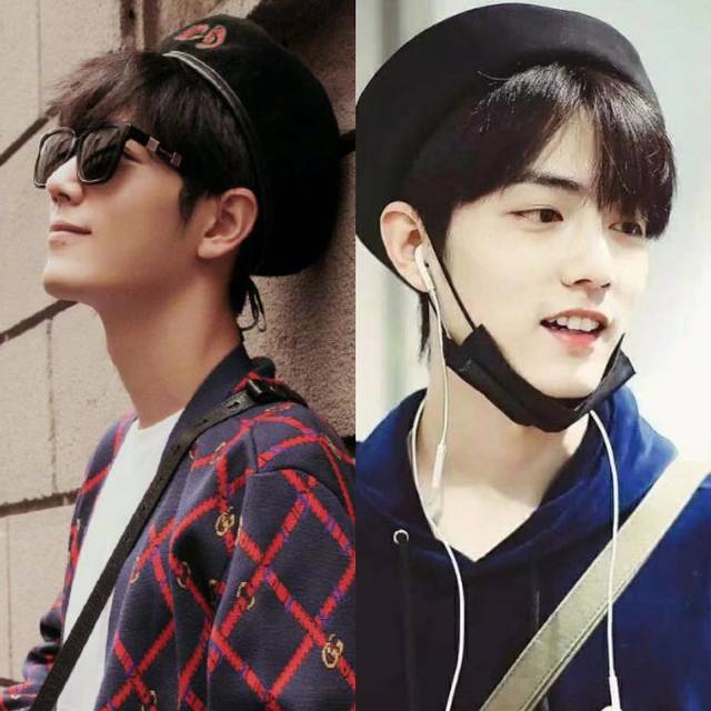 杨幂王一博帽子,杨幂肖战王一博同框