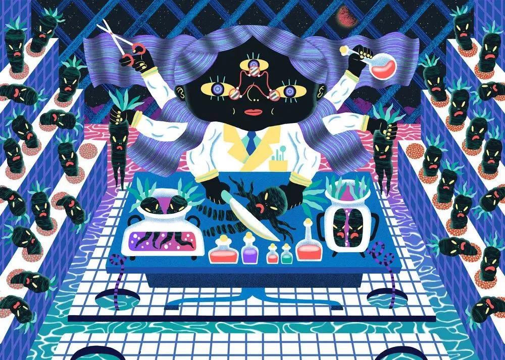 美国纽约视觉艺术学院插画,插画毕业展