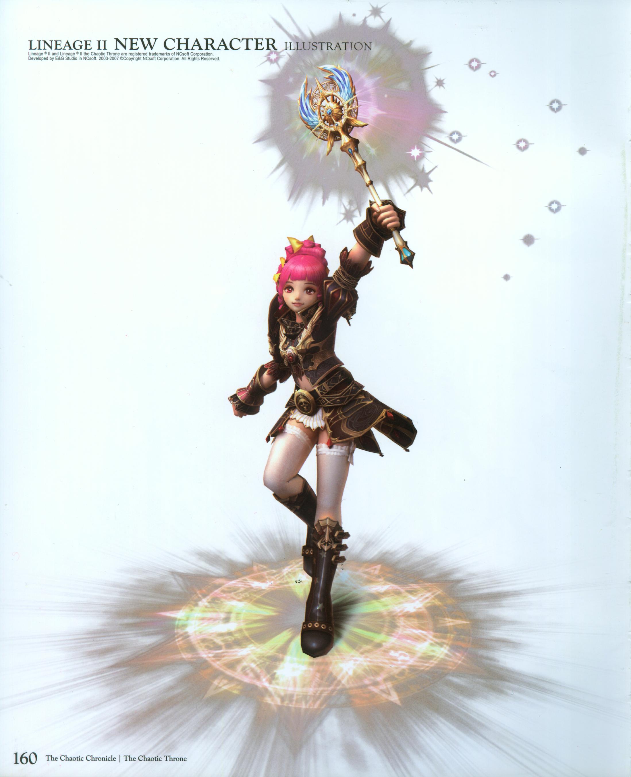 你曾经玩过「天堂2」这个游戏吗？来一起欣赏原画