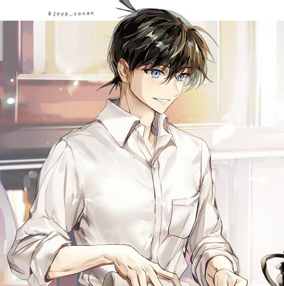 柯南最新画风基德,柯南新一手绘画