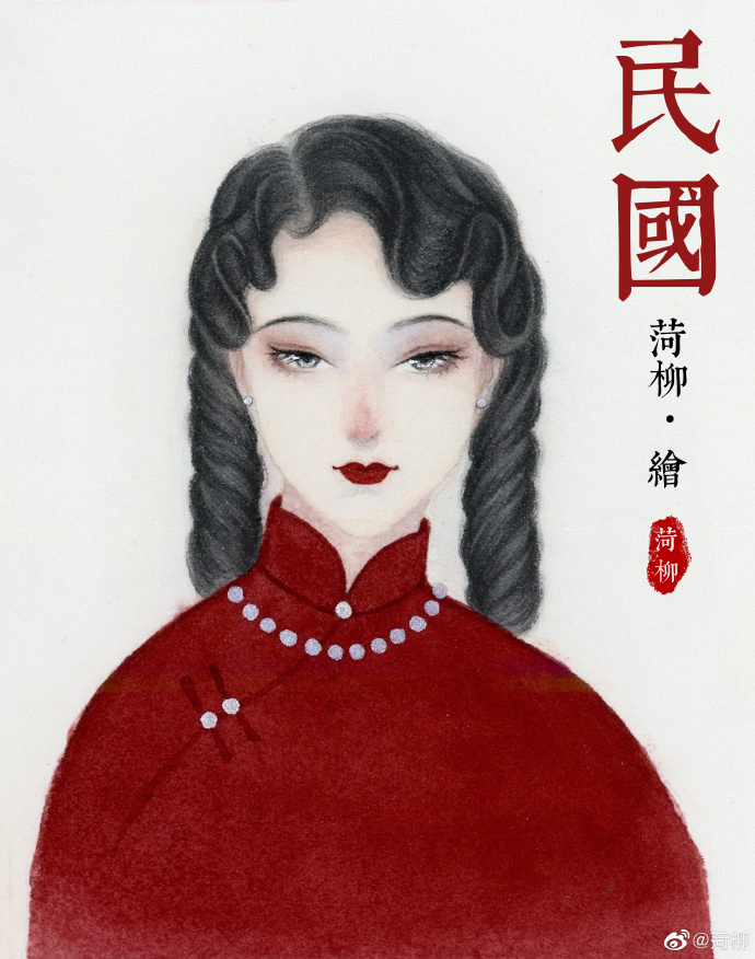 古风壁纸女生暗黑冷艳霸气九尾狐,唯美古风人物手机壁纸图片