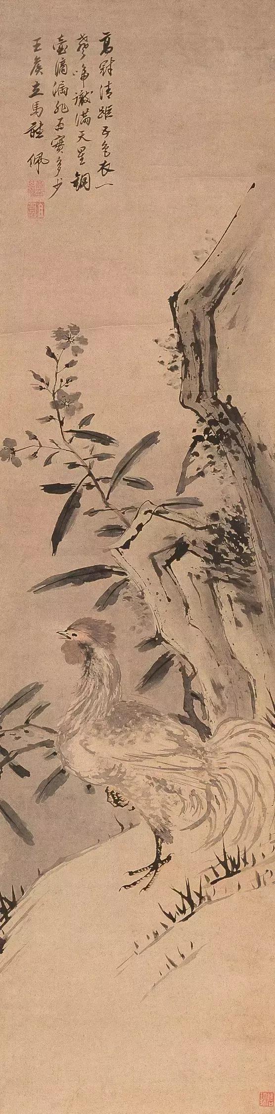 这组花鸟画作品着实让人眼前一亮,这水墨花鸟画太养眼了