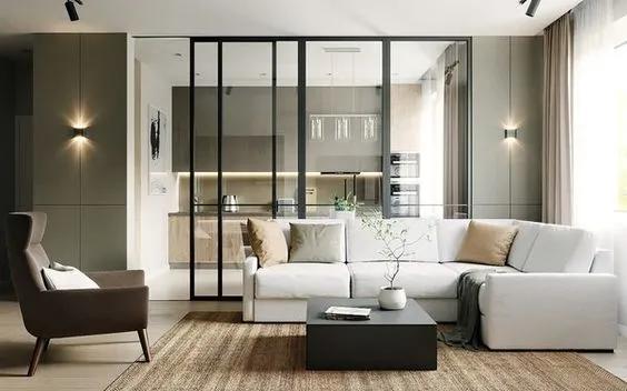 60平米沙发款式,60平小户型法式沙发墙