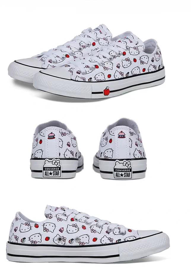 国货hellokitty帆布鞋,潮流小众帆布鞋