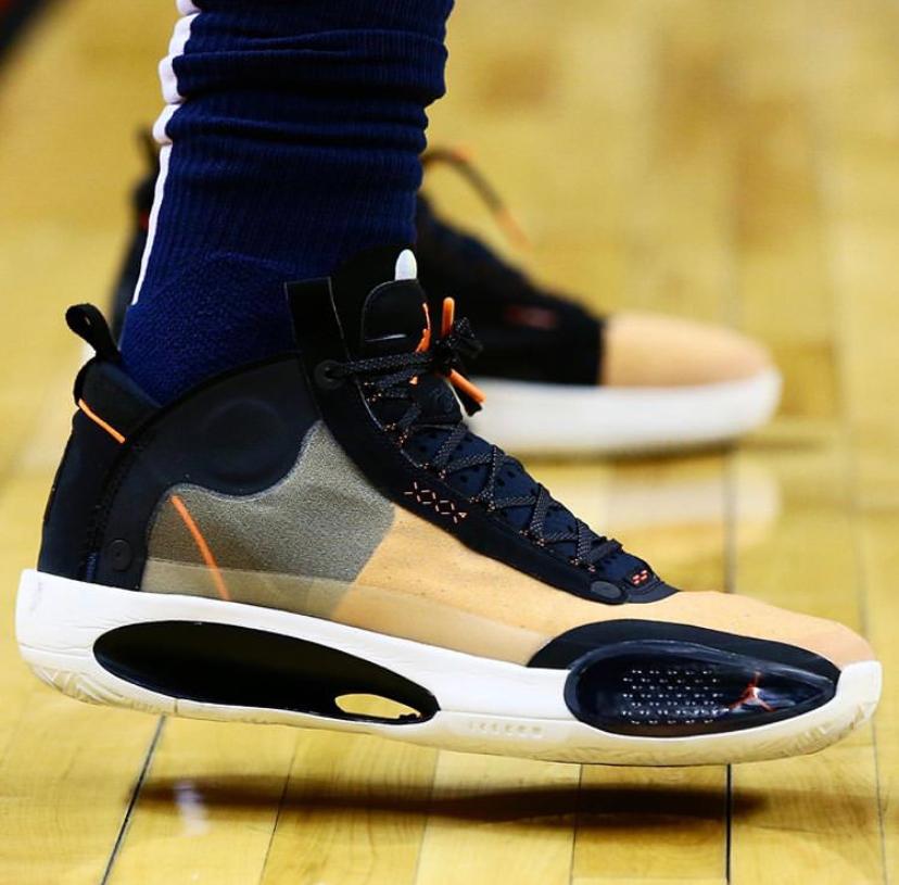 nba球员上脚郭艾伦球鞋,nba上脚球鞋米切尔科比