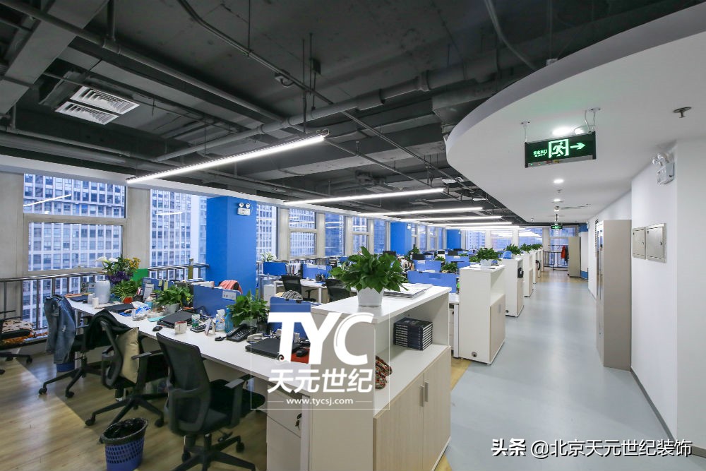 北京互联港湾办公室装修设计