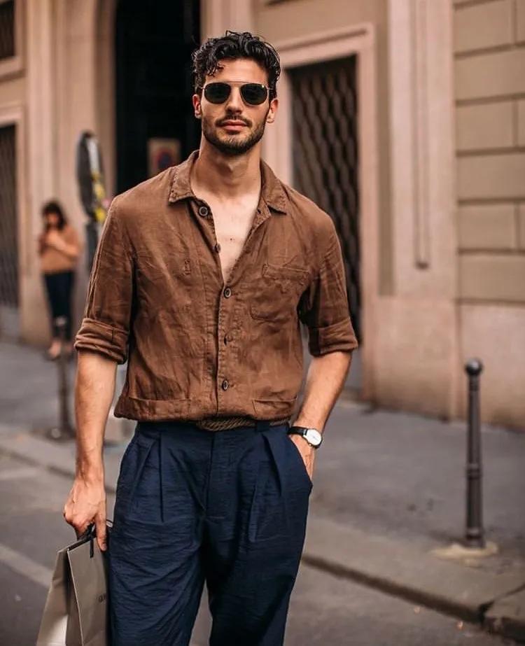 亚麻衬衫怎么穿出高级感,亚麻衬衫怎么变得柔软