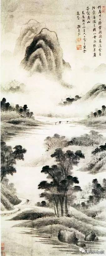 明代山水名画,明代山水书法作品欣赏