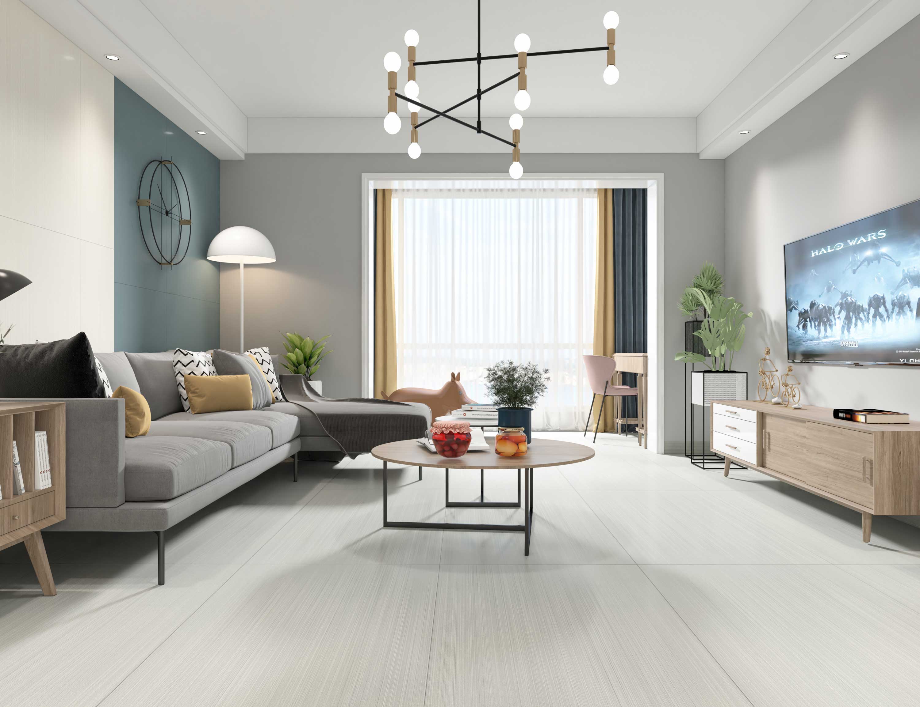 莫兰迪瓷砖拼色,金意陶瓷砖布纹砖