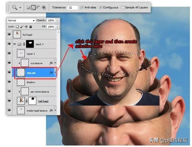 ps制作超现实创意人像,通过ps制作一幅超现实人像特效