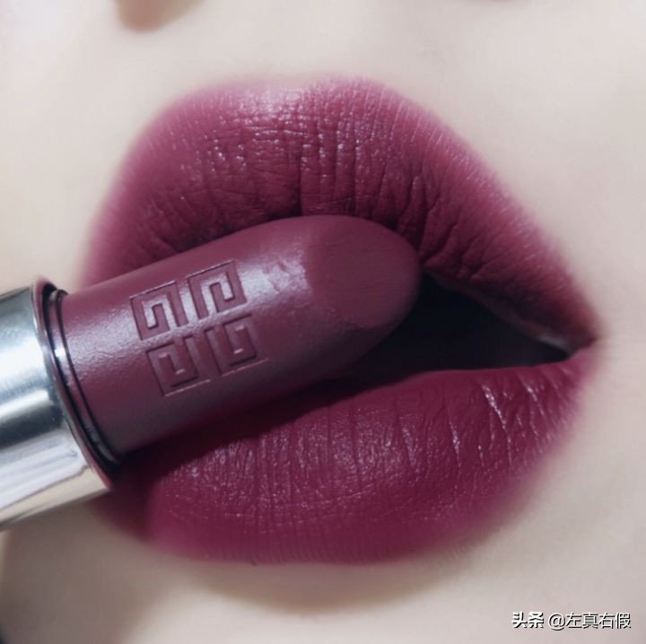 纪梵希新款高定香榭红丝绒唇膏