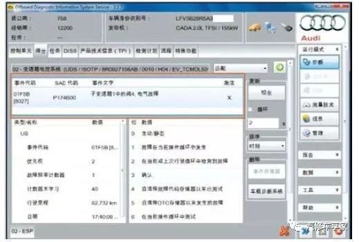 奥迪q5仪表提示变速箱故障,奥迪q5自动熄火变速箱故障