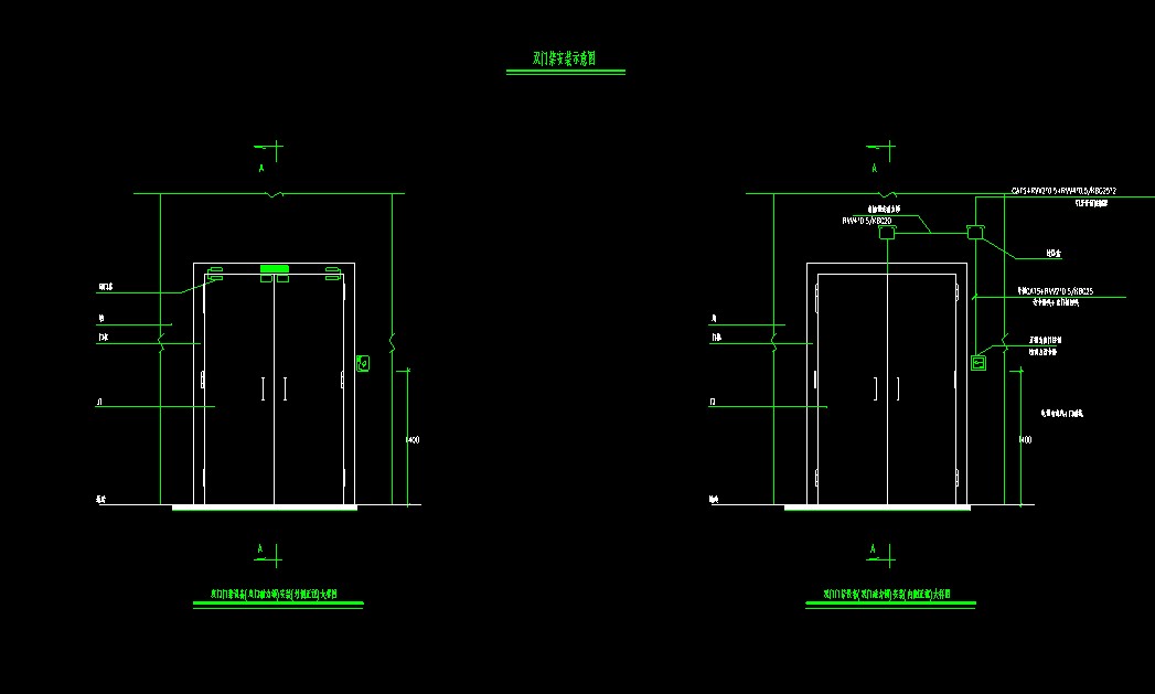 监控立杆cad图纸监控摄像机立杆大样cad设备安装弱电井可视对讲