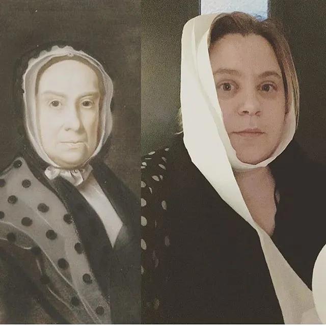 世界名画人物模仿搞笑,外国人恶搞画作