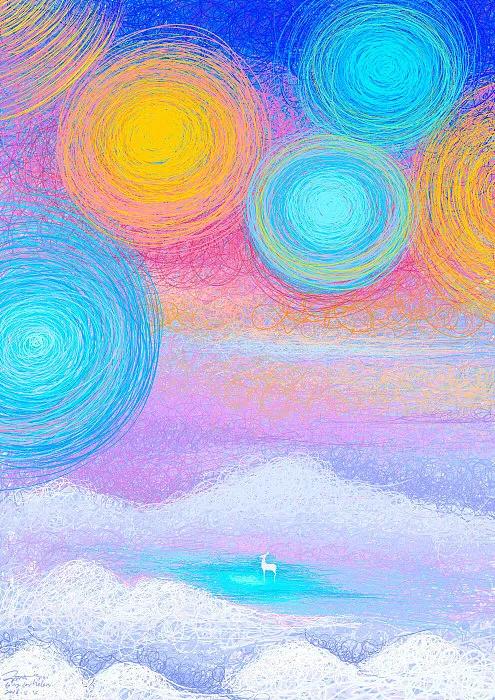 描摹梦境的魔术师,靠画“圈圈”火遍全网