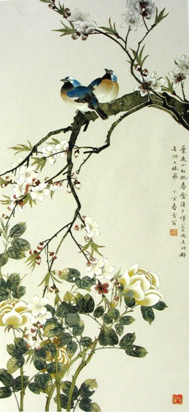 陈之佛工笔花鸟画技法解析,陈之佛花鸟画教程视频