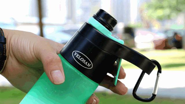 据说这个德国运动水瓶能当移动空调用?!亲测轻轻一喷清凉降温