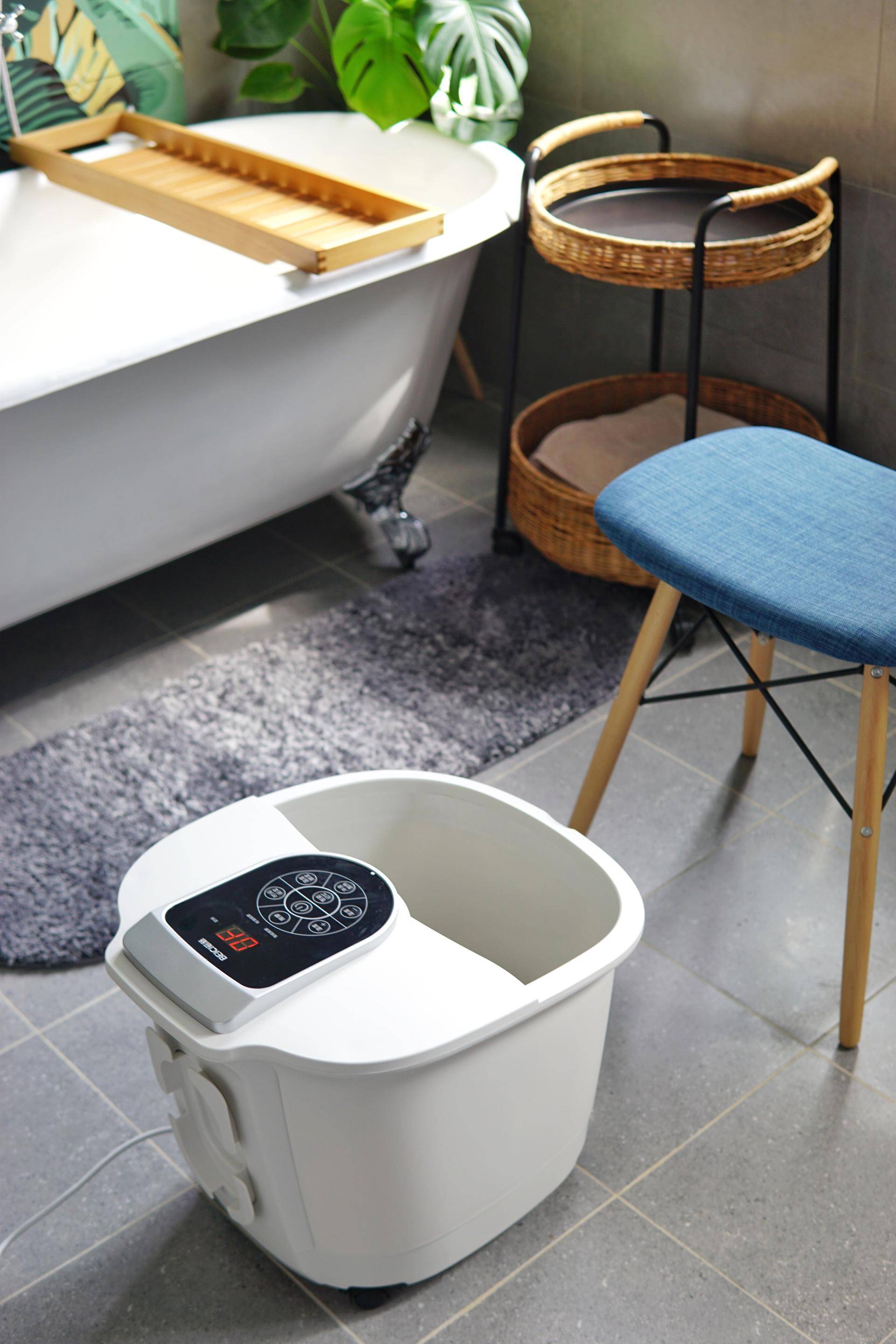 足浴泡脚桶有作用嘛,蓓慈大白泡脚桶使用教程