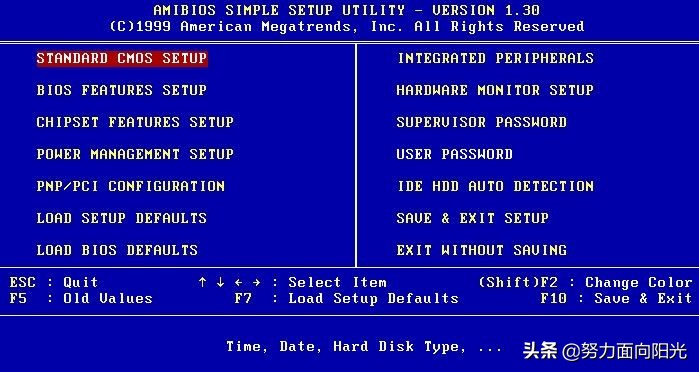 bios设置中英文对照表大全,昂达主板bios中英文对照表