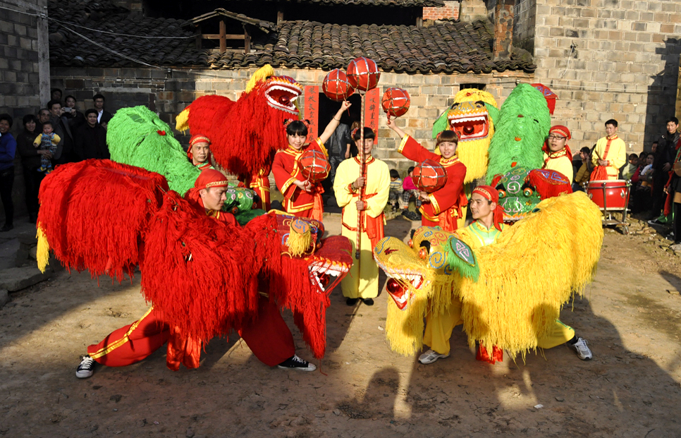 江西手摇狮,金溪非遗手摇狮子制作