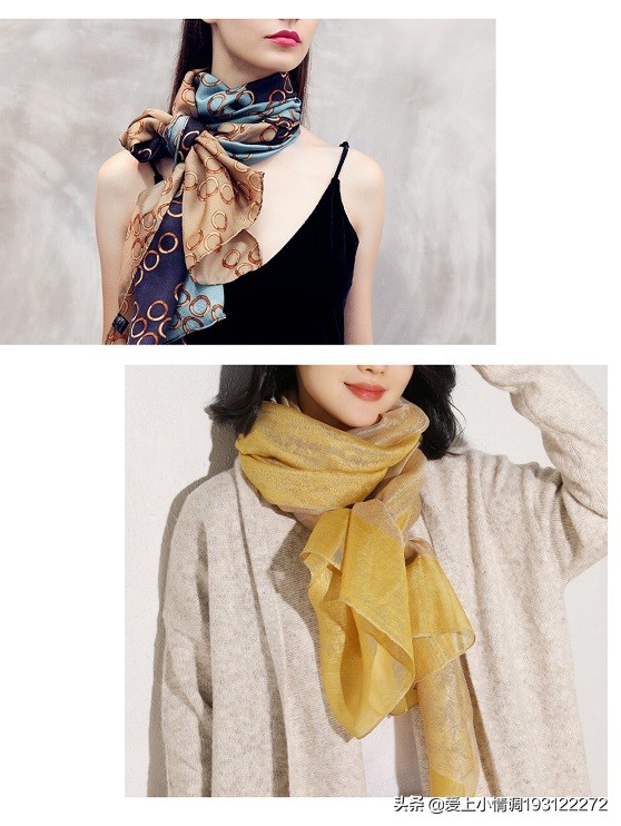 如何围长丝巾才好看,长丝巾怎么围简单又大方