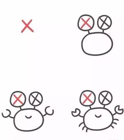 26个英文字母的画法创意简笔画,26幅有趣的字母简笔画