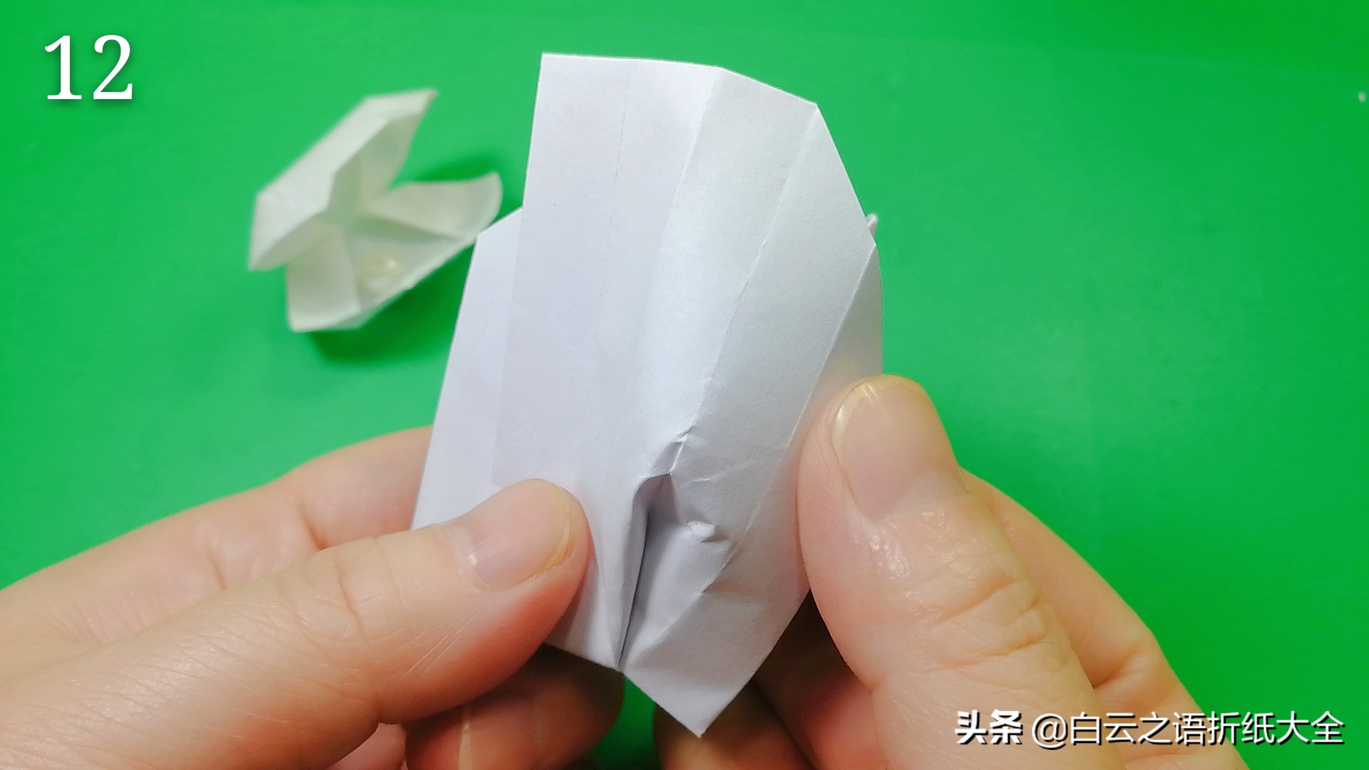 贝壳怎么折纸图解,贝壳折纸简易教程