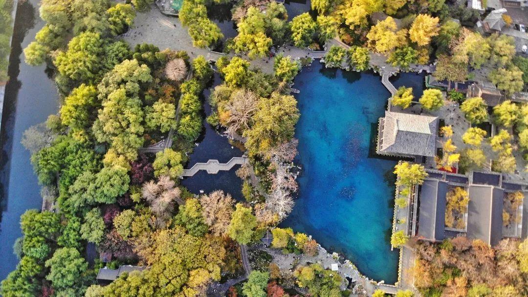 济南四大泉群,济南四大泉群全景图