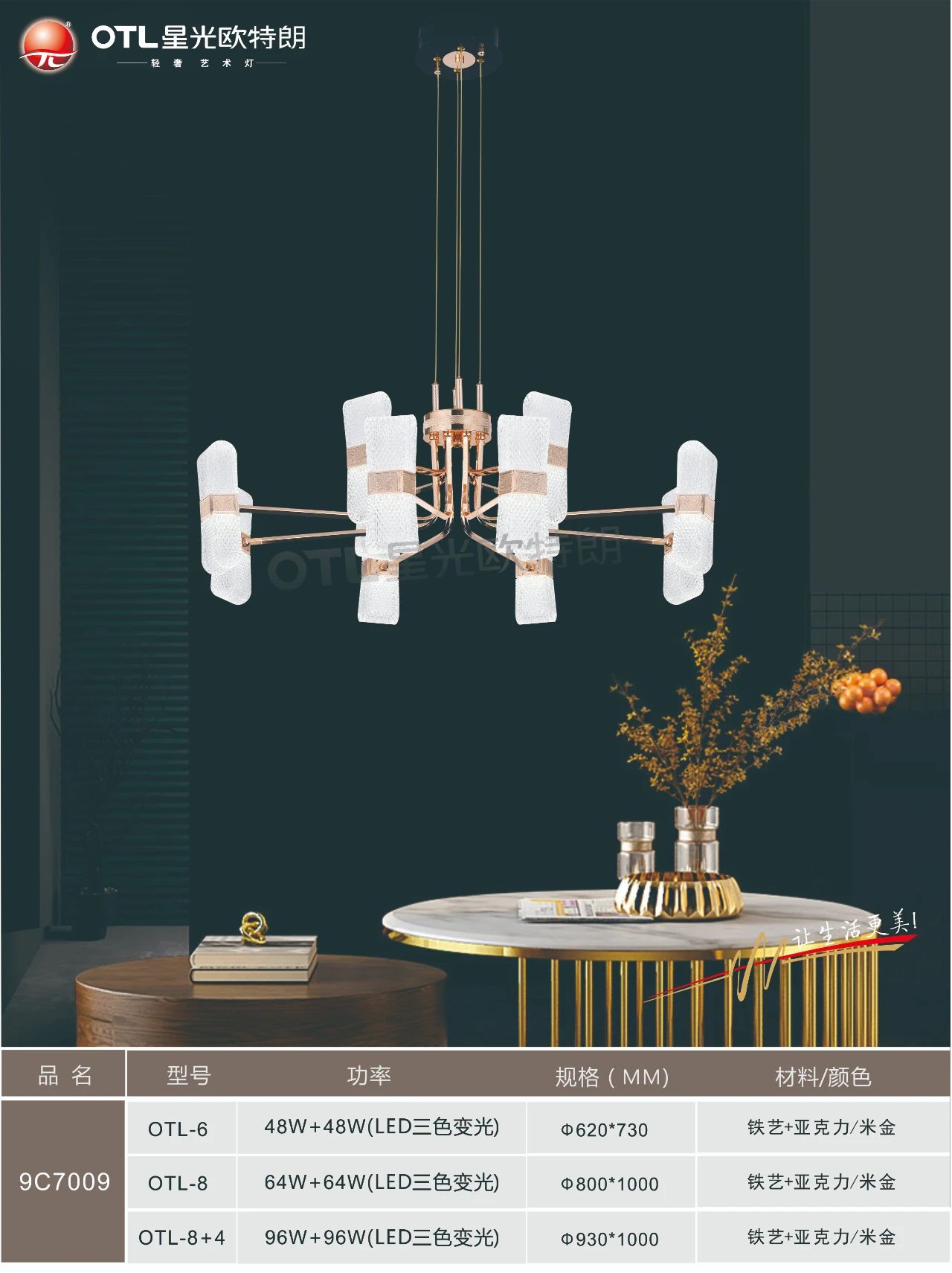 星光欧特朗照明,星光欧特朗灯具是几线品牌的