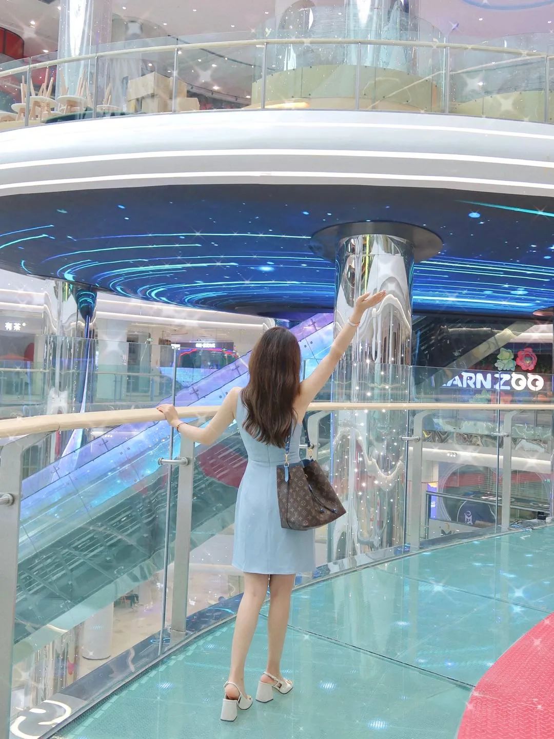 深圳龙岗万达广场玻璃栈道,龙岗万达玻璃栈道