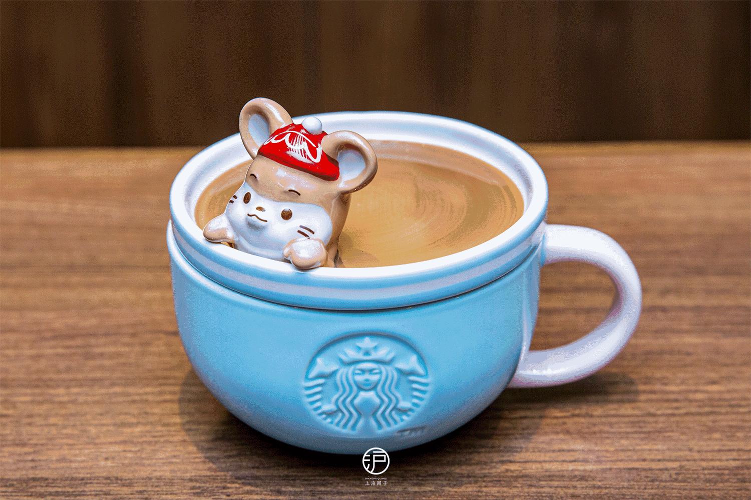 星巴克老鼠杯直播,星巴克快乐鼠年随行杯