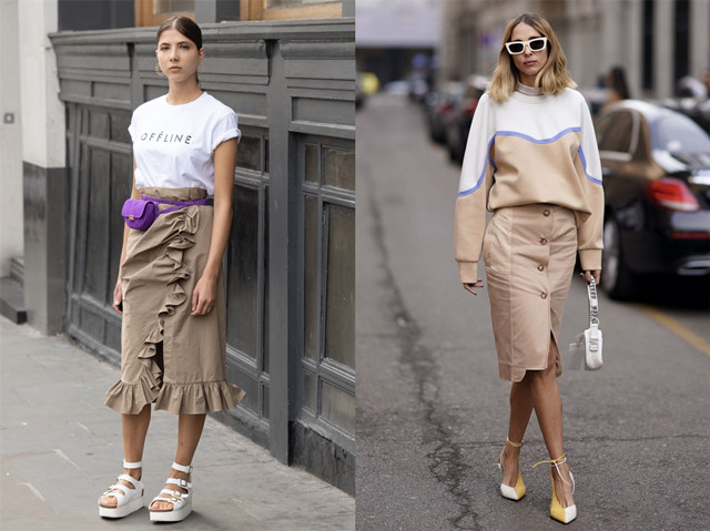 米色连衣裙怎么穿搭才好看,米色裙子怎么搭配高级感