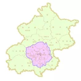 地图上北京的位置怎么看,北京城布局图高清大图