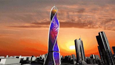 迪拜填海烂尾工程恢复了吗,迪拜旋转大厦建造图